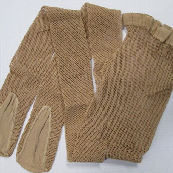 New Size SA MA LA Dux Caramel or Light Suntan Professional Fishnet Dance Tights - Picture 3 of 5